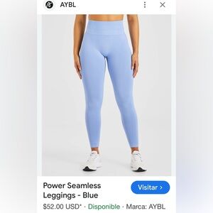 COPY - Light Blue Kids Leggings